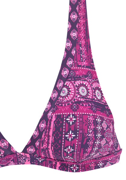 S Oliver Triangel Bikini Medley Magenta Bedruckt Cup A B