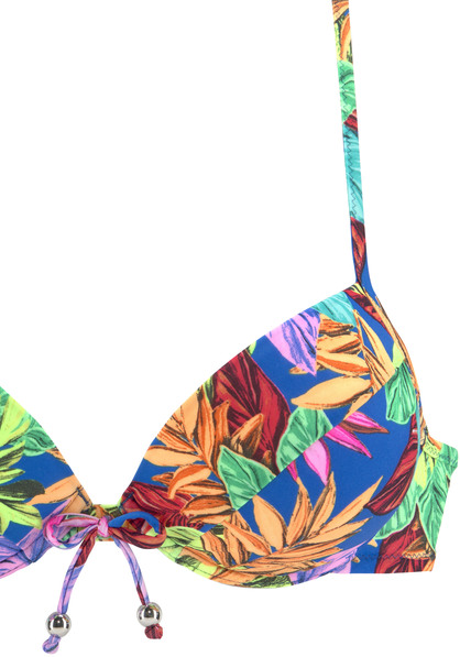 Vivance Push Up Bikini Fantasia Blau Bedruckt Cup AA 34