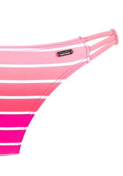 Venice Beach Bandeau Bikini Pink Gestreift Cup A B 32 LASCANA De