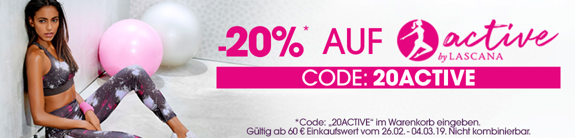 -20% auf active by LASCANA -20% auf active by LASCANA