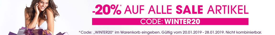 -20% auf SALE Artikel -20% auf SALE Artikel