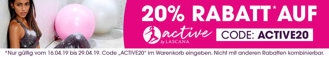 -20% auf actibe by LASCANA -20% auf actibe by LASCANA