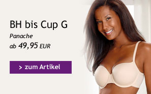 Schalen-BH bis Cup G, Panache