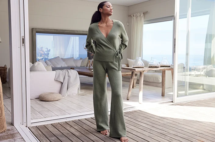 Wickelstrickjacke von LASCANA