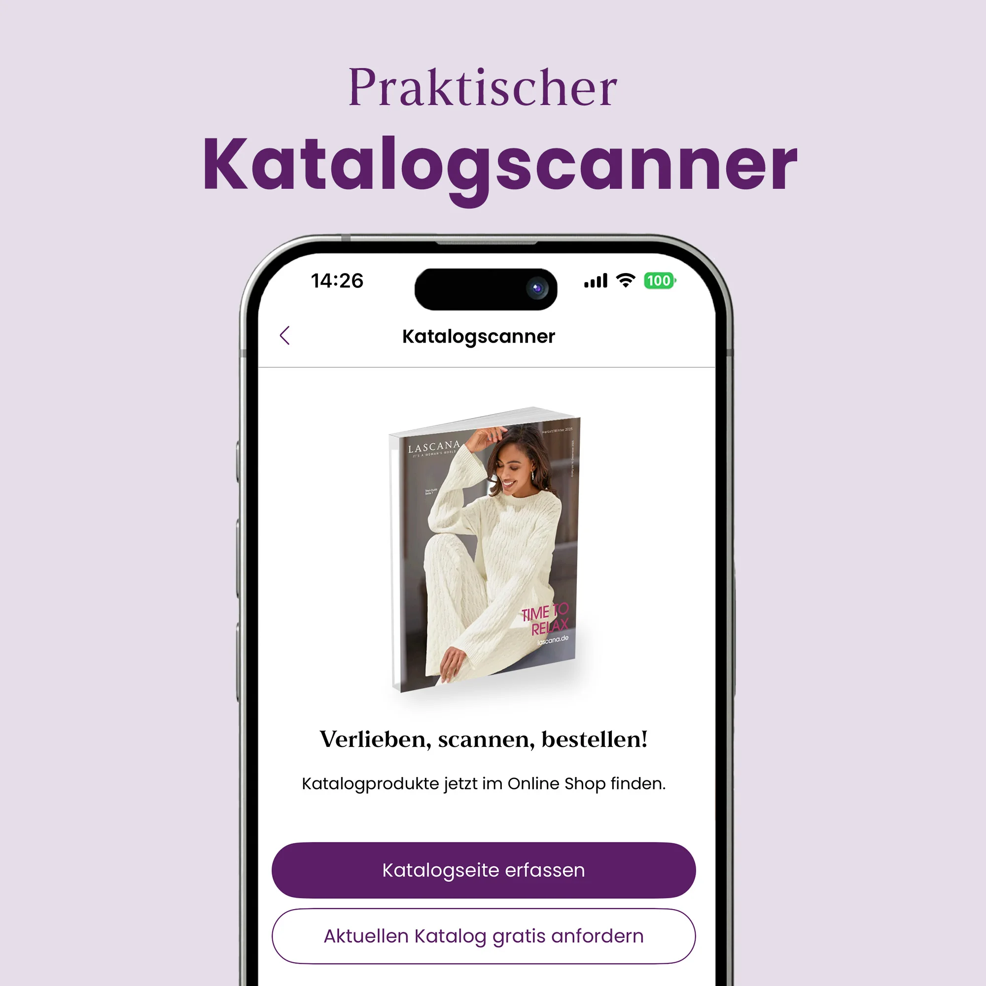 LASCANA App Katalogscanner