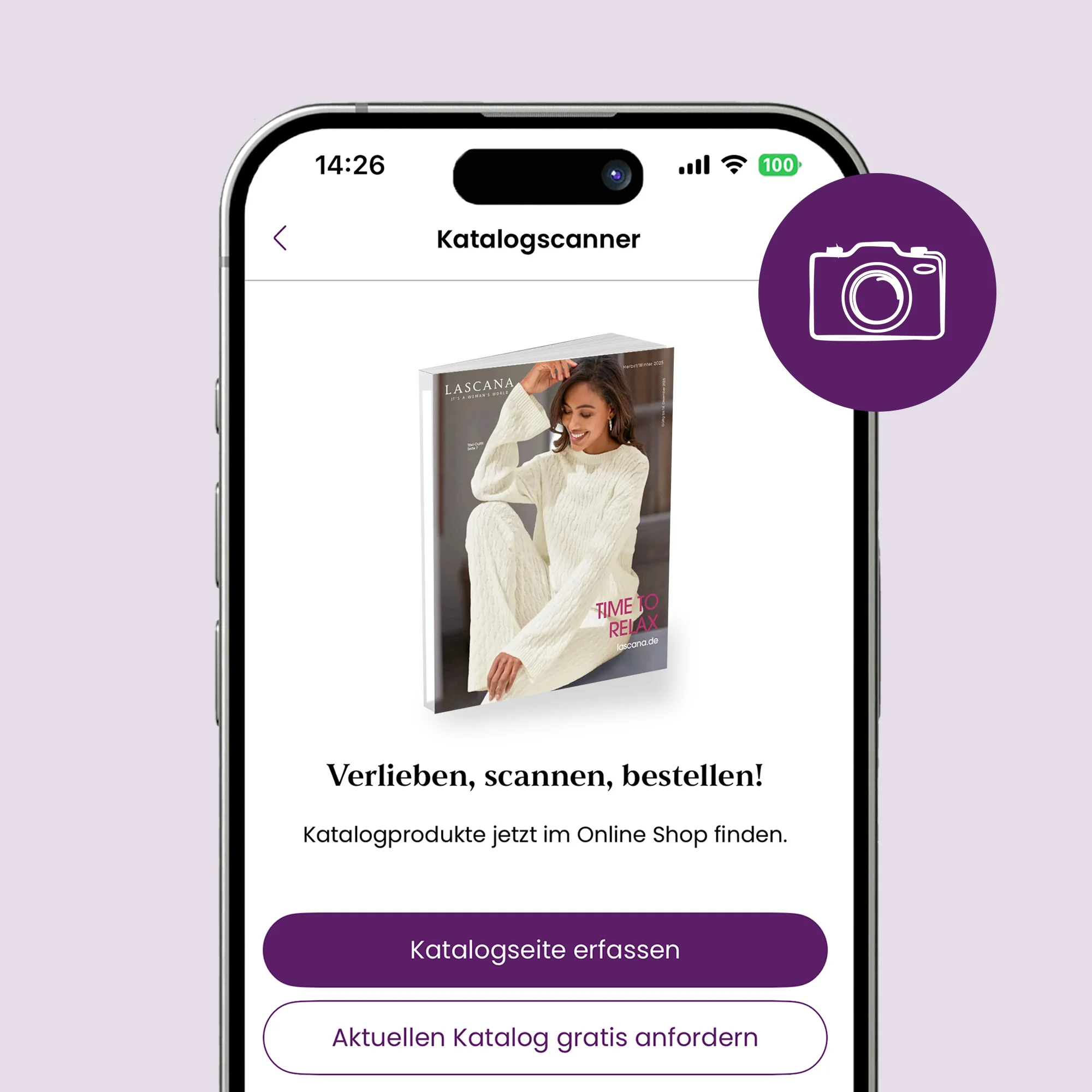 LASCANA App Katalogscanner