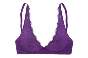 Curvy Capsule N°3 Bralette in lila von LASCANA