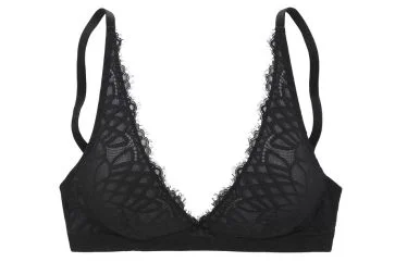 Curvy Capsule N°3 Bralette in schwarz von LASCANA