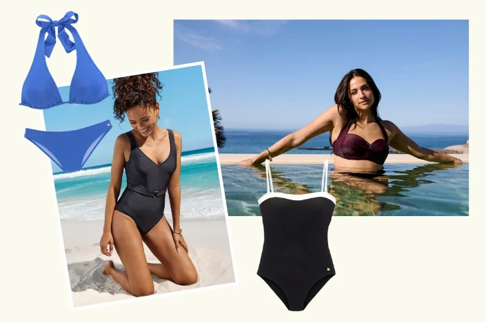 LASCANA zeitloses Swimwear-Essential mit klaren Linien