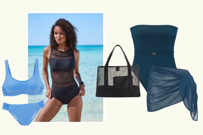 LASCANA Bikini mit feiner Ripp-Struktur