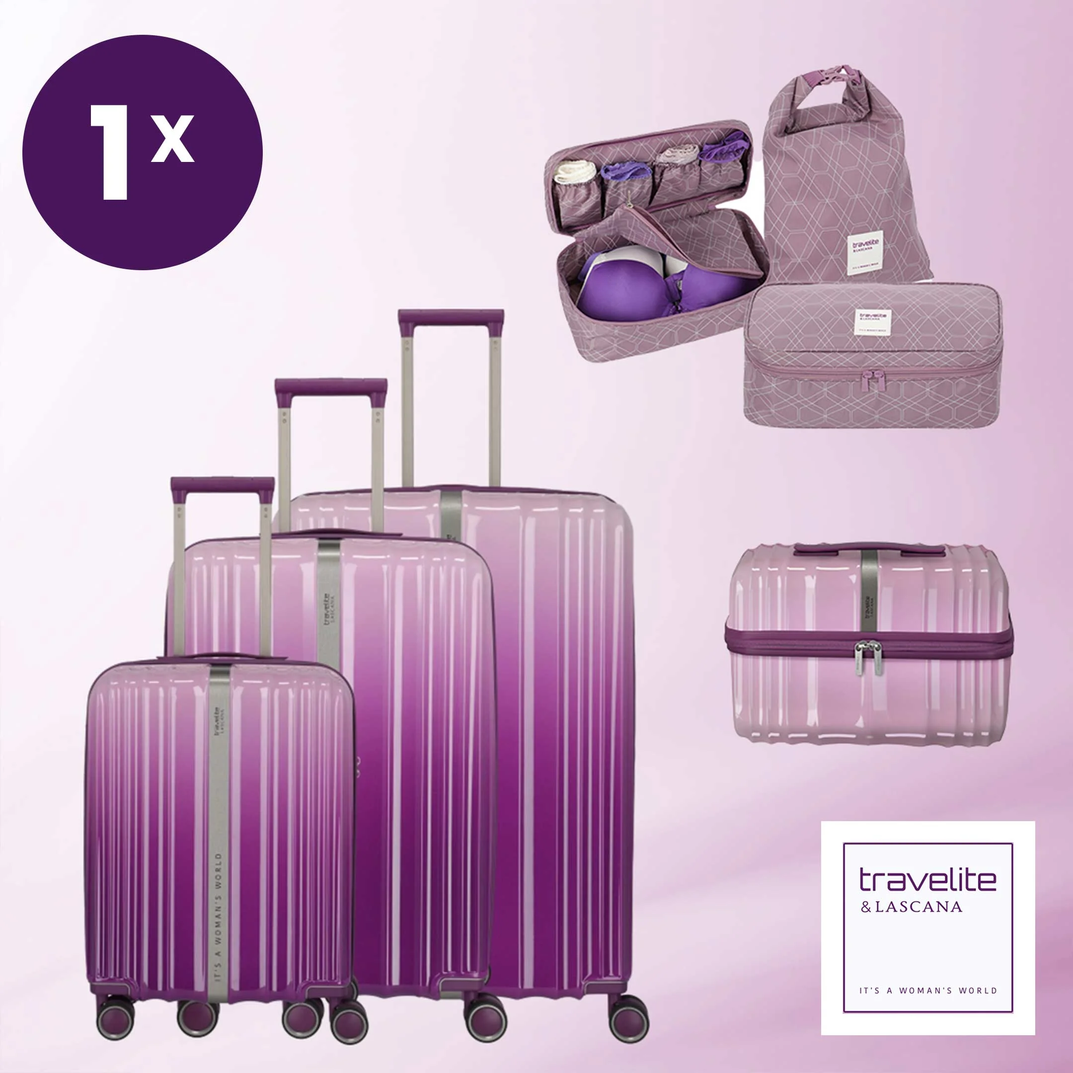 travelite x LASCANA Kofferset