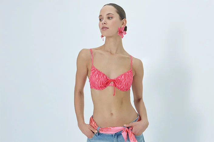 Bügel-Bikini in der Frontalansicht von LSCN by LASCANA
