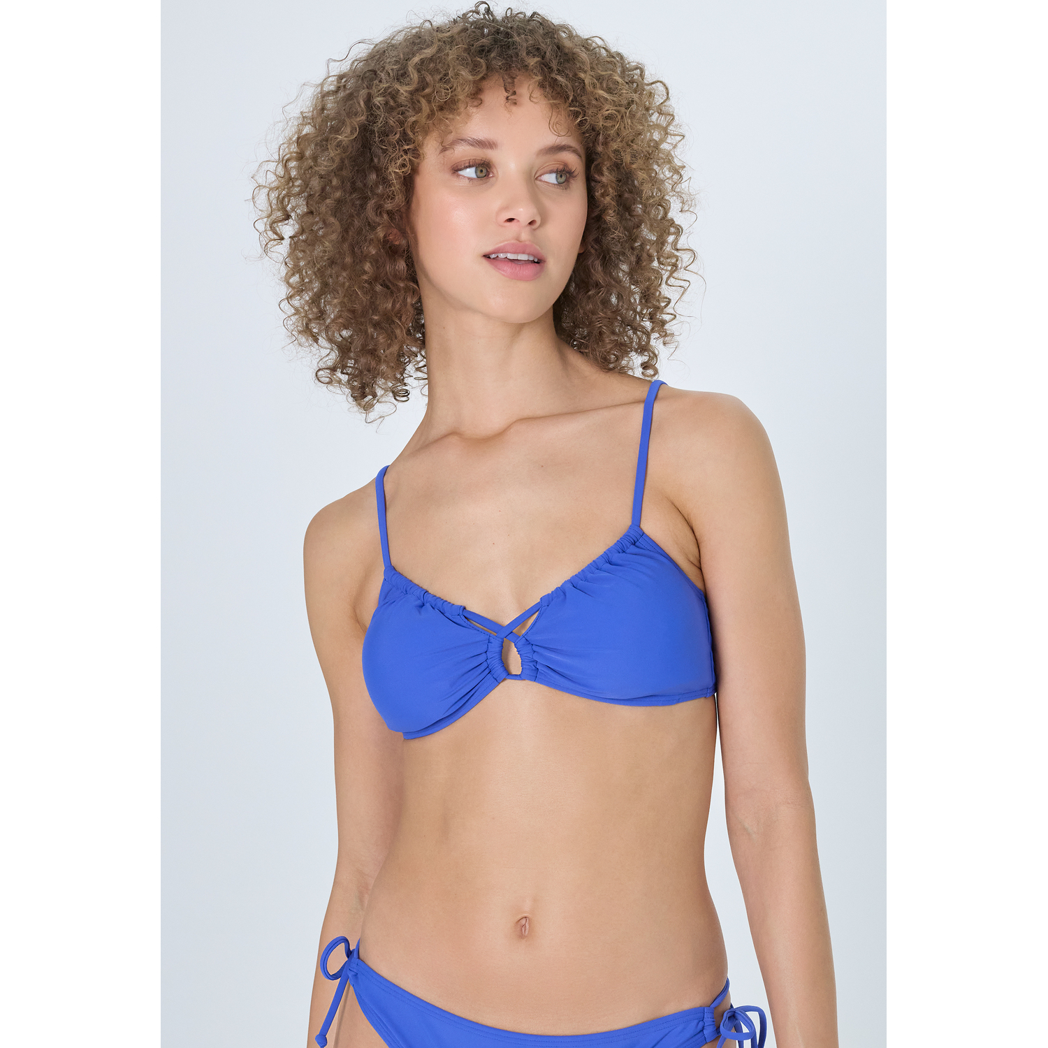 LSCN BY LASCANA Bustier-Bikini Damen royal blue Gr.34 Cup C/D