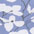 blau-creme bedruckt