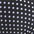 schwarz-weiß-gepunktet