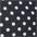 schwarz-weiß-gepunktet