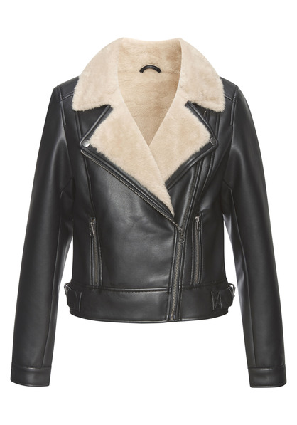 Lederimitatjacke