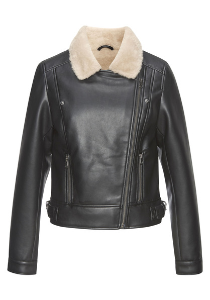Lederimitatjacke