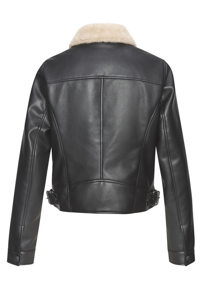Lederimitatjacke