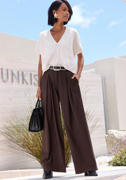 Bundfaltenhose