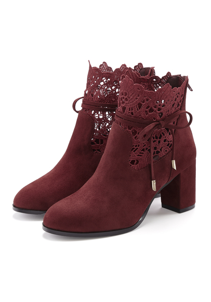 High-Heel-Stiefelette