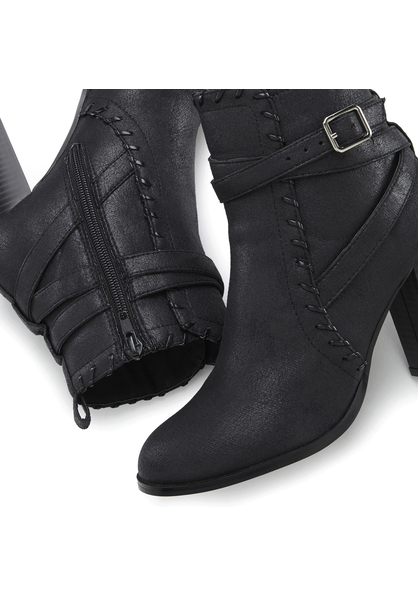 High-Heel-Stiefelette