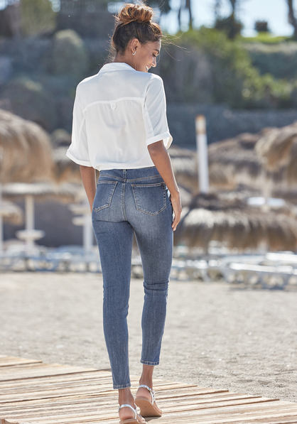 High-waist-Jeans