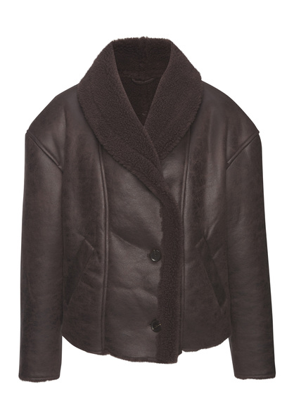 Lederimitatjacke