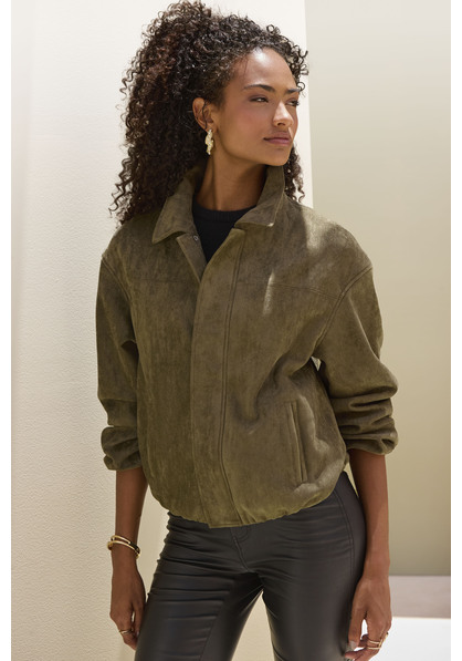 Lederimitatjacke
