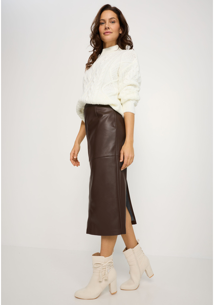 Lederimitatrock