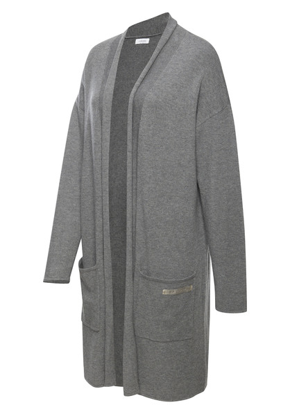 Longstrickjacke