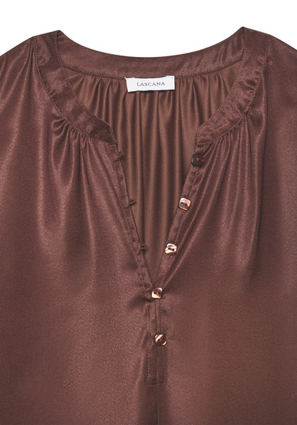Satinbluse
