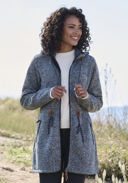 Strickfleecejacke