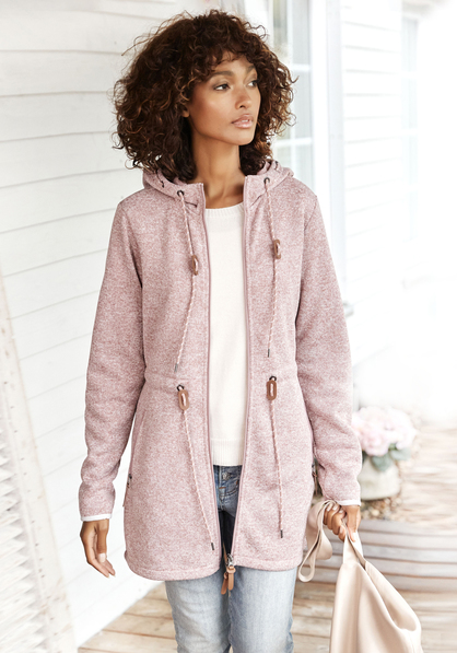 Strickfleecejacke