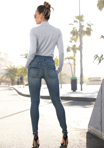 High-waist-Jeans