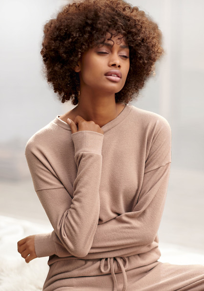 LASCANA 32/34 taupe Strickpullover |