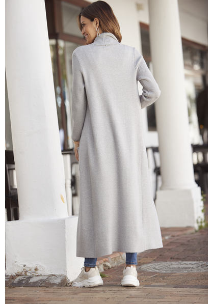 Longstrickjacke