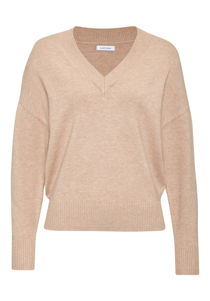 V-Ausschnitt-Pullover