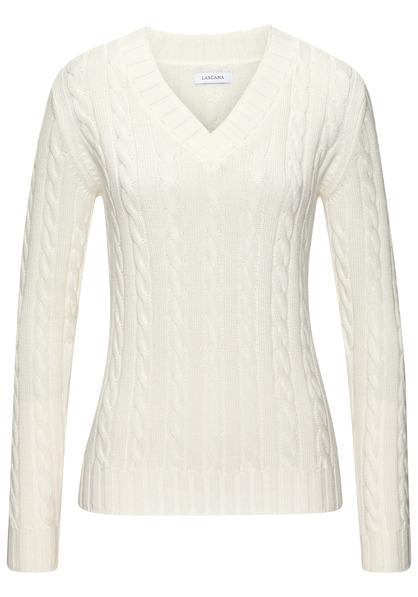 V-Ausschnitt-Pullover