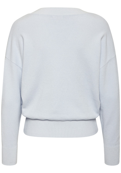 V-Ausschnitt-Pullover