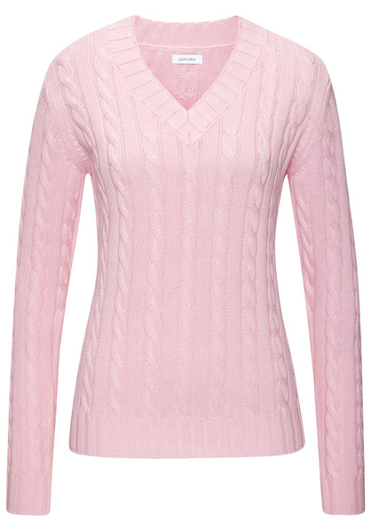 V-Ausschnitt-Pullover