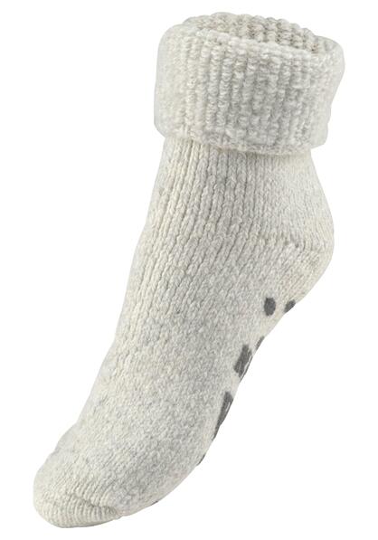 Lavana ABS-Socken grau | 35-38
