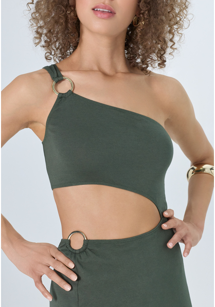One-Shoulder-Kleid