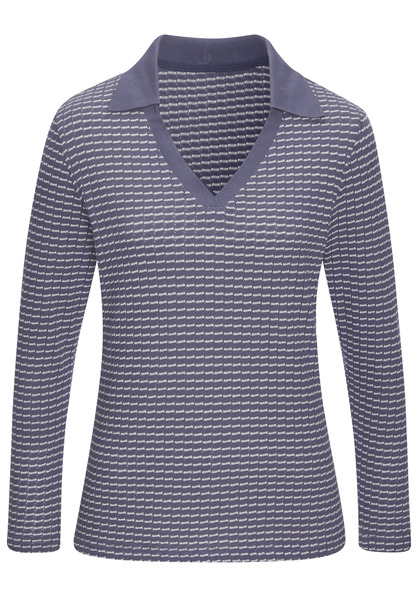 Langarm-Poloshirt