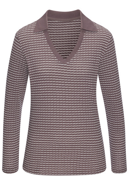 Langarm-Poloshirt