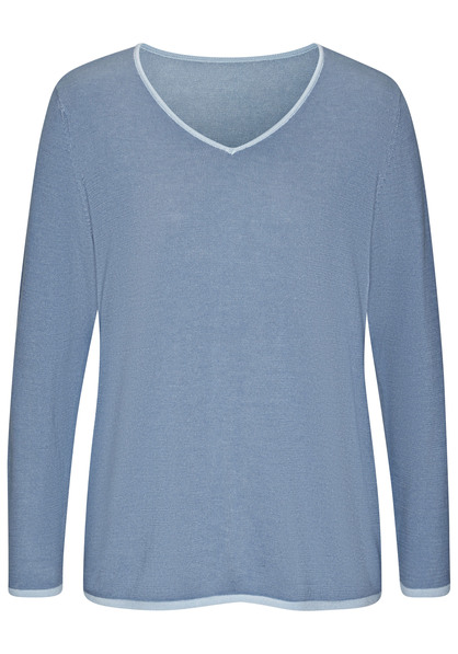 V-Ausschnitt-Pullover