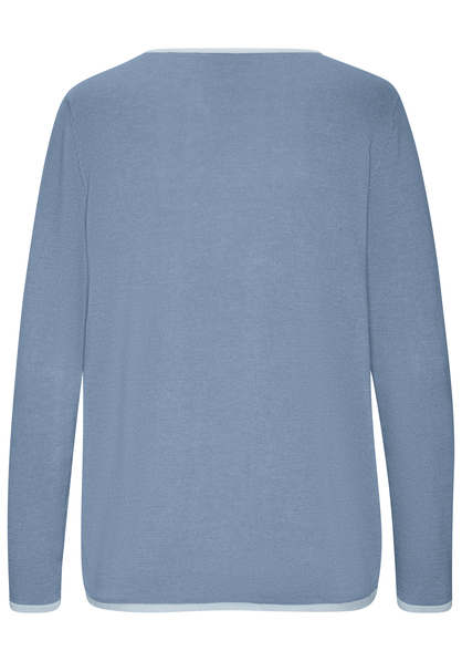 V-Ausschnitt-Pullover