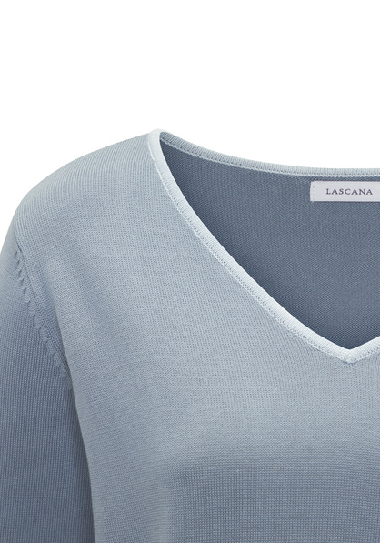 V-Ausschnitt-Pullover