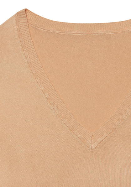 V-Ausschnitt-Pullover