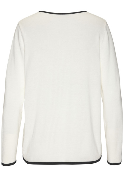 V-Ausschnitt-Pullover